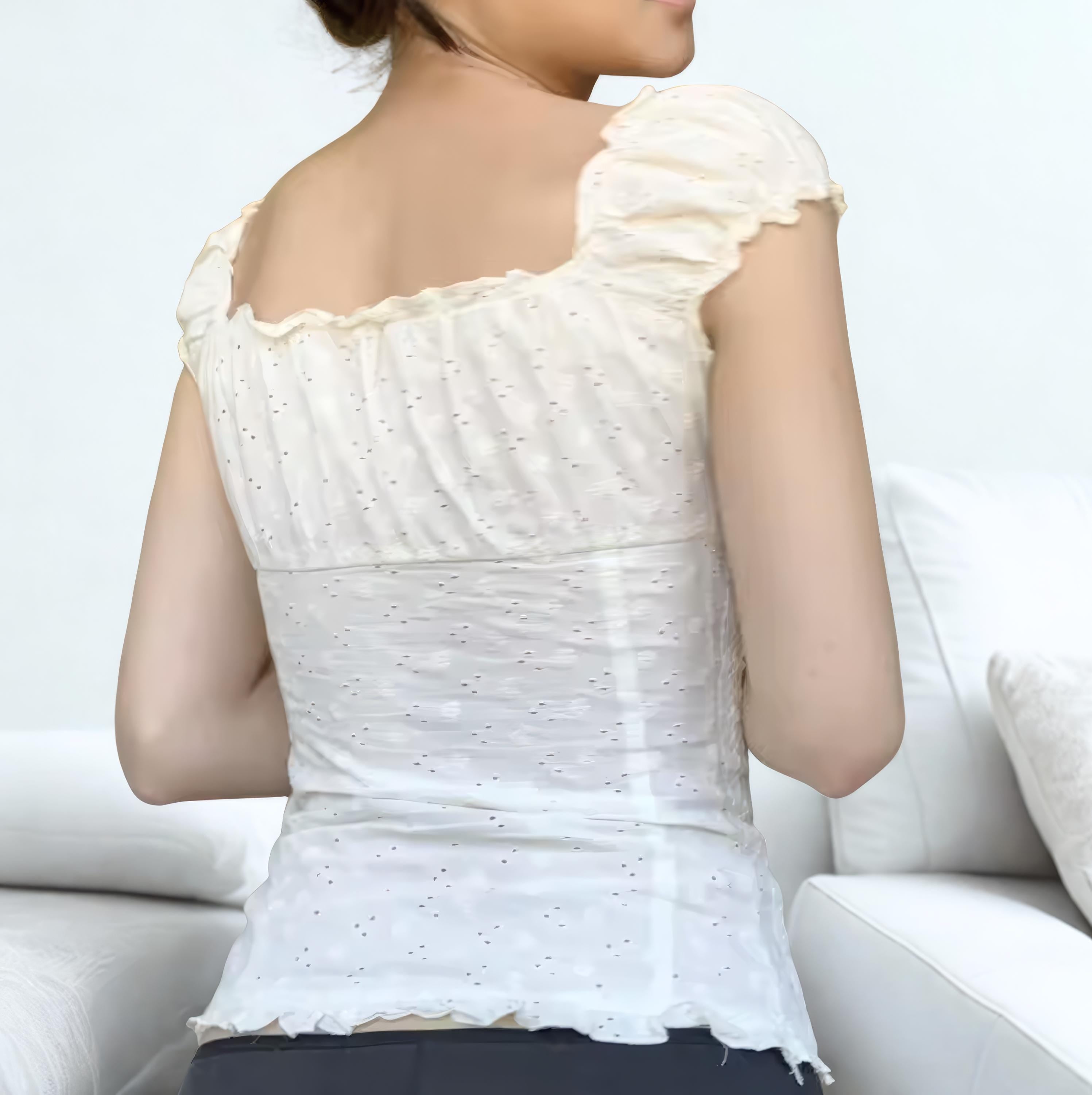 90s Floral Crop Top: Fairy Grunge Frill V-Neck Y2K Tee Mall goth alt emo