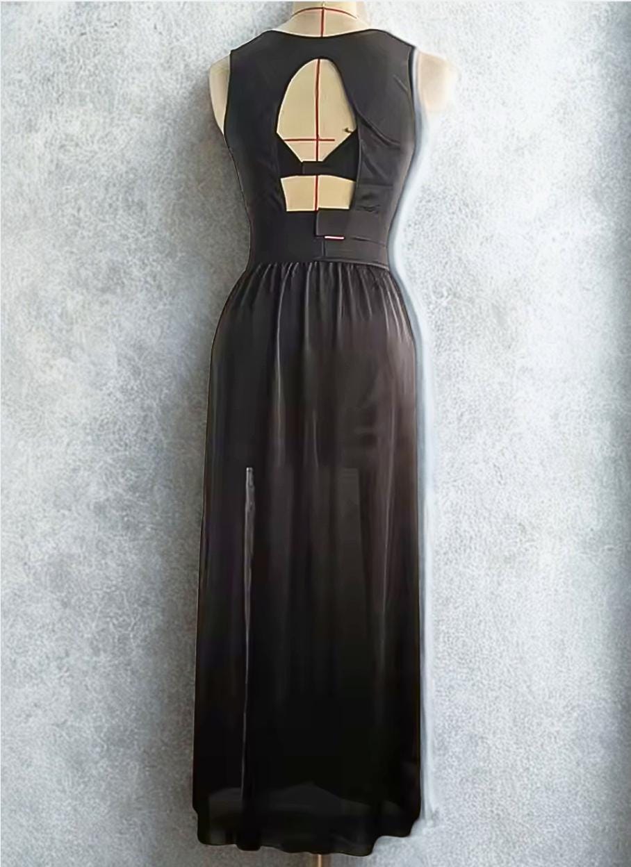 Vintage Gothic Clubwear 3pcs Set Women Sexy Black Corset Crop Top Bandage Panties Mesh Split Skirt Y2K Grunge Alternative Outfit