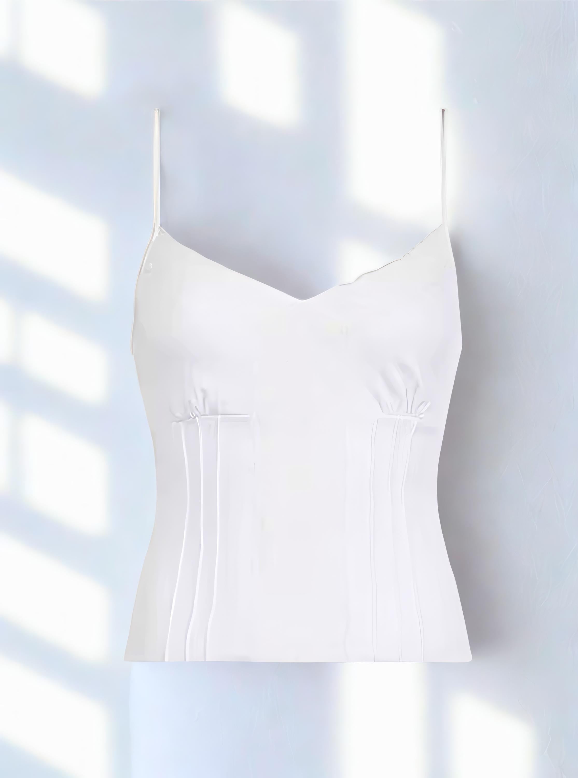 Y2K Lace V-Neck Crop Top: Retro Summer Camisole Mall goth alt emo