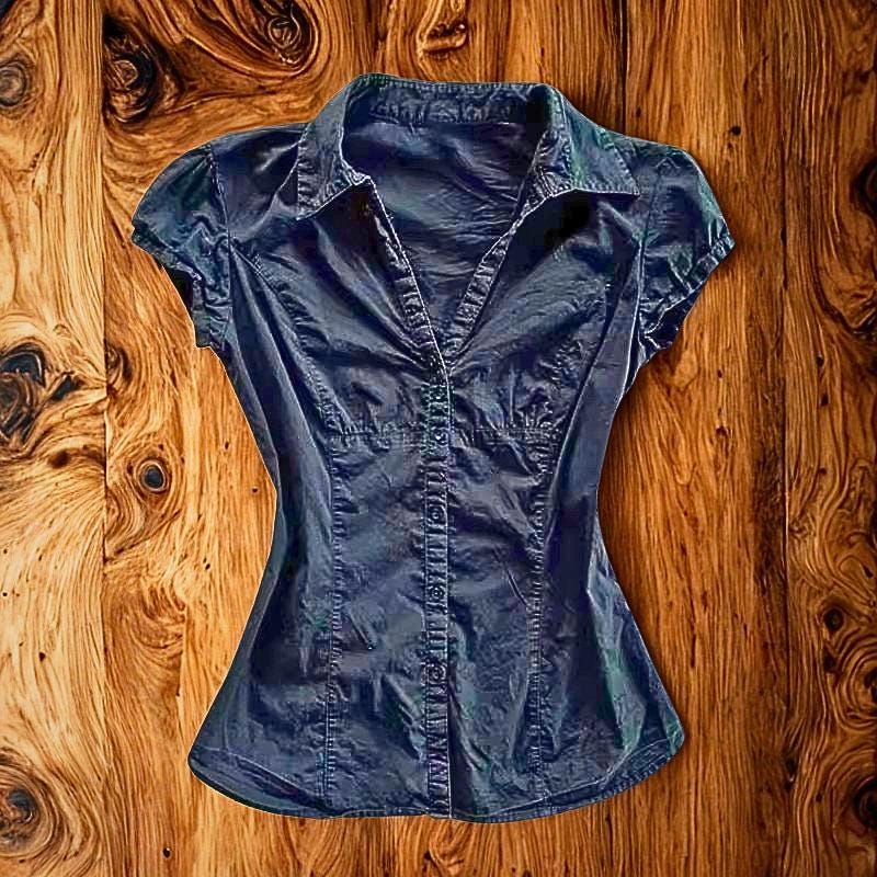 Vintage Y2K Slim Tee | Harajuku Short Sleeve Top | Shirt | Classic Casual T-Shirt